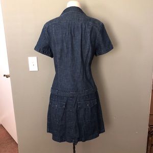 red herring denim dress